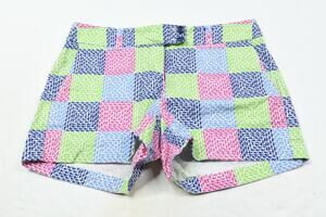 Vineyard Vines Patchwork Print Shorts Womens 4 Whale Cotton Classic Preppy